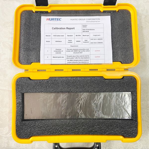 IOW Calibration Block API RP 2X-2004 Standard for Angle Beam Ultrasonic Testing