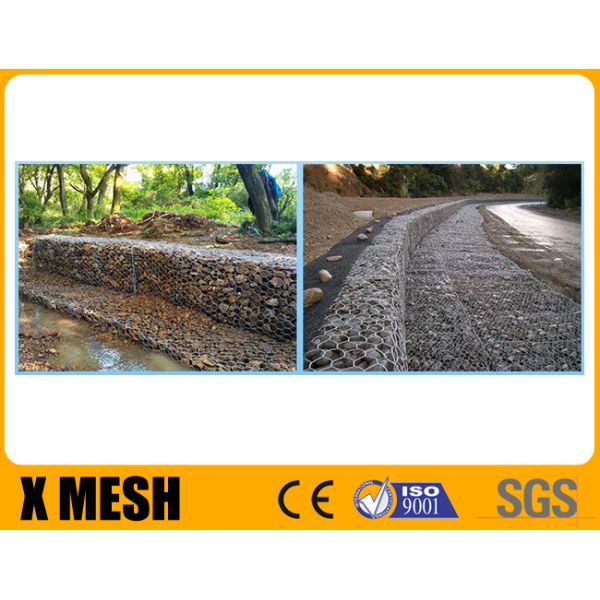 3.2mm Binding Gabion Wire Mesh 100 X 120mm For Protection Engineering