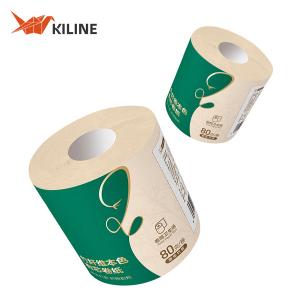 4 Ply Unbleached Bamboo Tissue Paper Roll Brown 100gsm