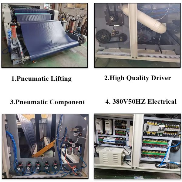 Automatic Two Roll Conveyor Belt Paper Sheet Cutting Machine 1100