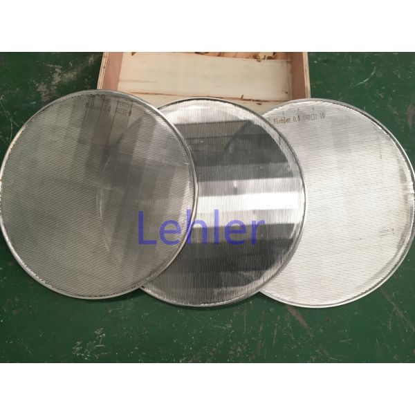 Flat Panel Basket Mill / Bead Mill Screen Long Lifespan ISO9001:2015 Certification