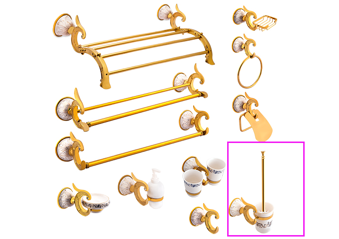 Wall - Mounted Bathroom Accessory Toilet Brush With Holder Bathroom Items