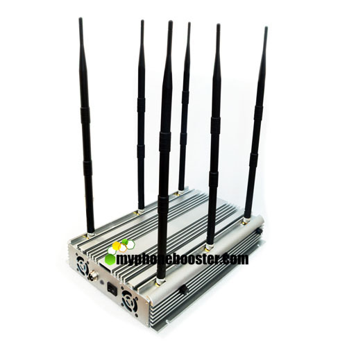 90W High Power Wifi Jammer Blocker Adjustable Mobile Signal Jammer Blocker Block GSM DCS 3G Wimax LTE VHF UHF Lojack