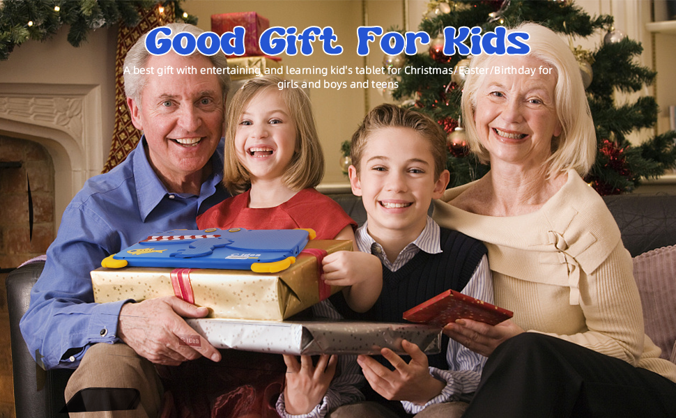 C idea Kids Tab 10.1inch Android 13 Tablet for Child 4GB RAM 64GB ROM Eye Protection Touchscreen for kids 3-8 ages
