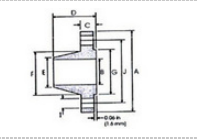 WN Nickel Alloy Metal Flange ASTM / UNS N08800 OD 3" 150#