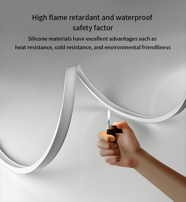 Anti Yellowing Silicone Cover For LED Light Strip Indoor Lighting 20*14mm