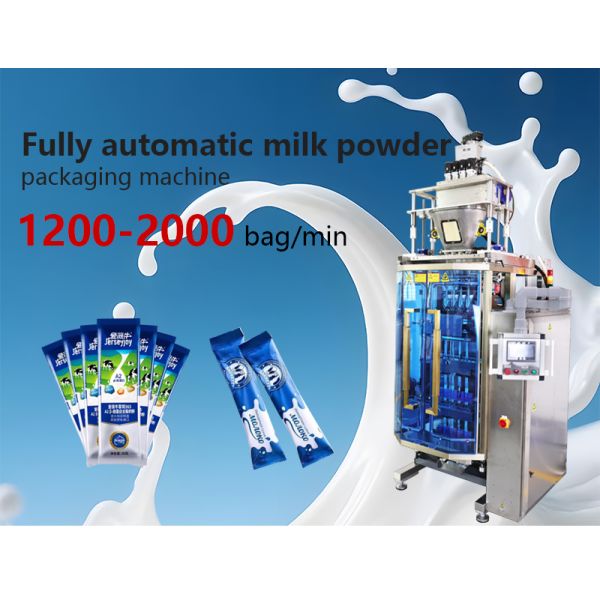 PLC Control Automatic Milk Powder Packing Machine 1200-2000 Bags/Min