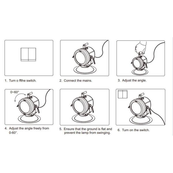High Bay Explosion Proof LED Lights ATEX 10-60W 3000k-5000k