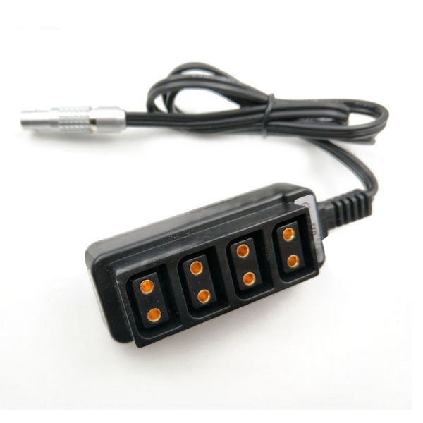 Lemo 2 pin to D - tap power supply cable D - tap 4 in one cable for Teradek Arri power system