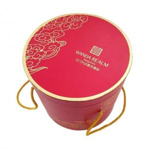 Buy cheap High-stand Gift Packaging Boxes Cylinder Craft Paper Stamping / Embossing Printing product