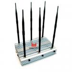 70W 2G 3G 4G WiFi Mini Portable Cellphone Jammer Indoor Using 4 Cooling Fan
