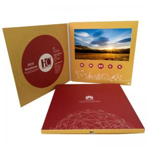 Buy cheap Full Color Video Marketing Brochures With LCD Screen 256MB Memory 1024×600 Resolution product