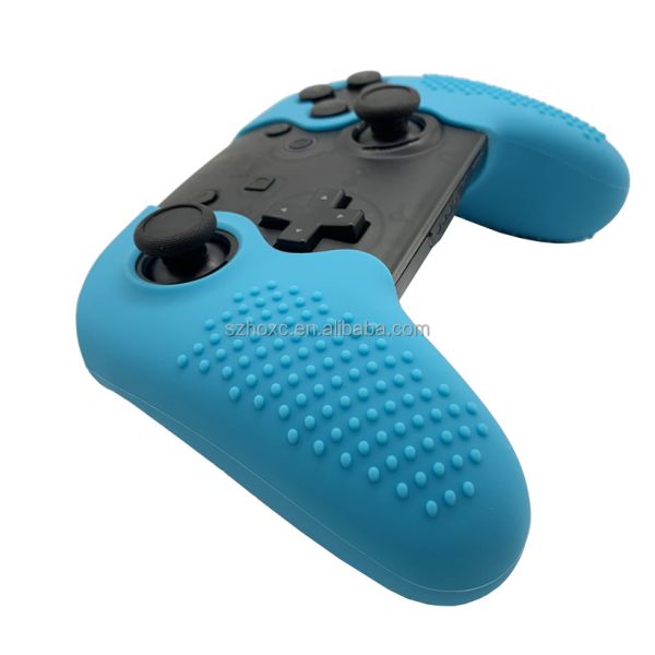 HOXC Non-slip Cover Device for Nintendo Switch Pro Controller, Silicone Cover Skins Compatible with Switch Pro Controller