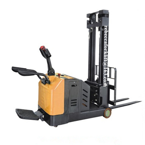 1000kg 1600mm Electric Pallet Stacker With Different Length Operating Handle