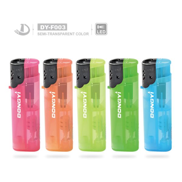 Plastic Thin Windproof Lighter ABS Customized Electronic Style