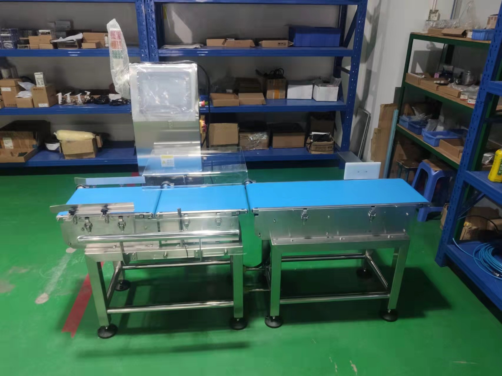 Buy cheap Beverage Food Check Weigher Belt Width 300mm Adjustable Speed product