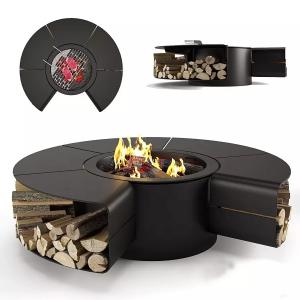 Buy cheap Multi Functional Outdoor Fireplaces Smokeless Fire Pit Table For Garden Furniture product