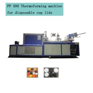 Buy cheap Used Automatic Plastic Cup Thermoforming Machine Disposable Pet PS Cup Cover Machine product