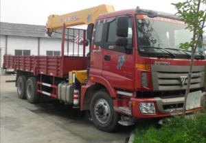 China FOTON AUMAN 6*4 10 ton truck mounted crane (CLW5250JSQB3), FOTON AUMAN truck with 10tons XCMG telescopic boom for sale on sale