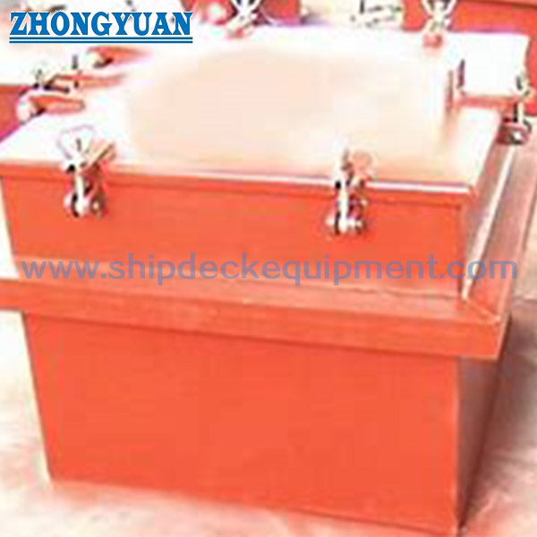 ISO 5778 Small Weathertight Steel Hatch Cover With Wing Nut Marine Outfitting