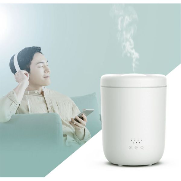 Delko Cool Mist Humidifiers , Ultrasonic Humidifier for Bedroom Nightstand,
