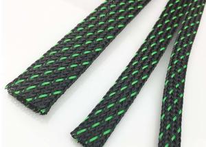 Buy cheap Snakeskin Expandable Wire Sleeving , Colorful PET Braided Wire Loom For Cable Harness product