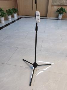 Buy cheap Adjustable Height Triangle Pole Walk Through Temperature Scanner product