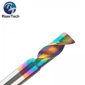 China Acrylic Plastic 3 Flute End Mill Bright Finished No Coating on sale