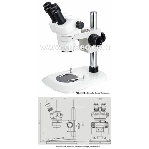 Greenough Binocular Zoom Stereo Optical Microscope Industry Inspection A23.0905-B4