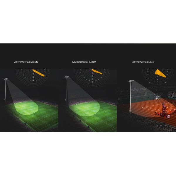 600W Wattage/Module Glare Free LED Flood Light with IP66 Rating and IIK09 IK Rate