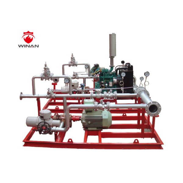 Foam Pump Skid Balanced Pressure Proportioning System Foam Proportioning Equipment