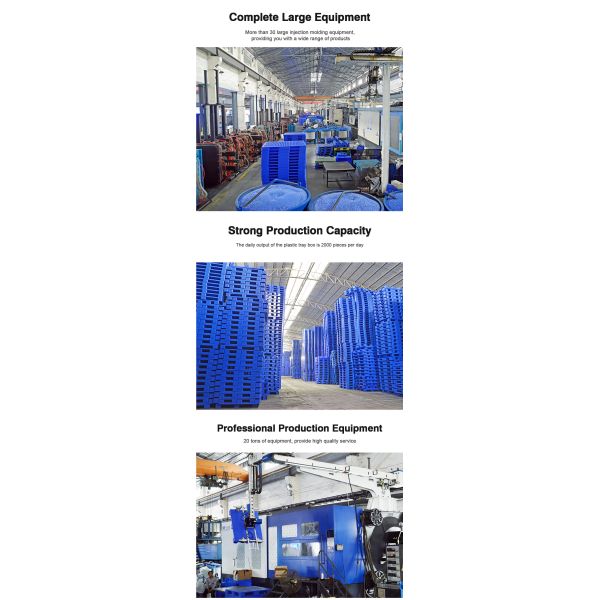 Heavy Duty Euro HDPE Large Stackable Plastic Pallet Reversible Double Sides