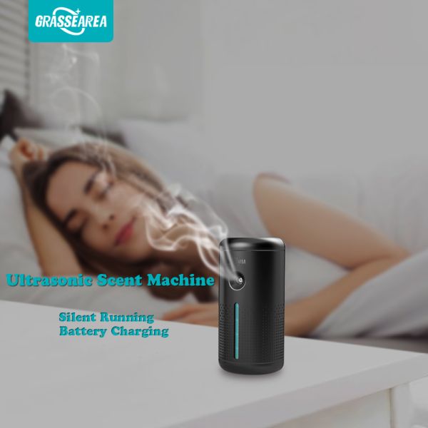 Noiseless Ultrasonic Scent Machine , Silent Essential Oil Diffuser PP Material