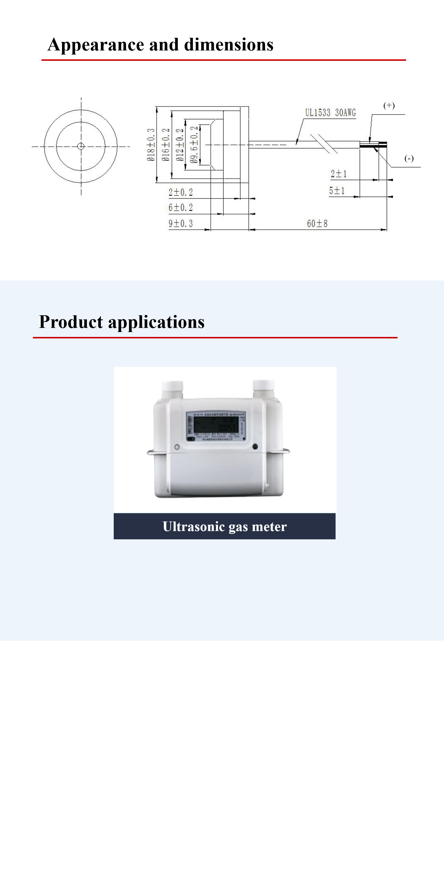 200KHz Pzt Ultrasonic Transducer Gas Flow Piezoelectric Velocity Transducer