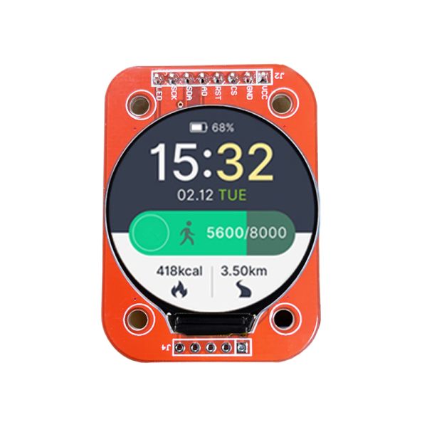 1.28 Inch SPI Display Module TFT LCD Display Module GC9A01 Round Display 240x240