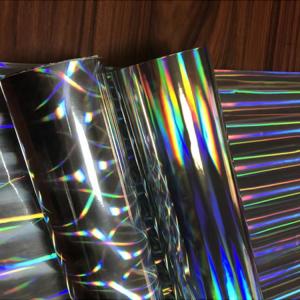 Metallized BOPP Holographic Wet Lamination Film Water Based Adhesive Diverse