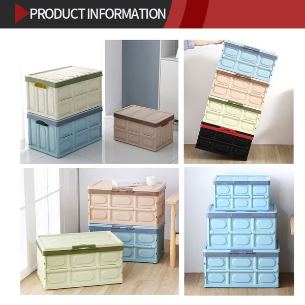 ODM Dustproof Folding Plastic Containers , Practical Collapsible Plastic Storage Box