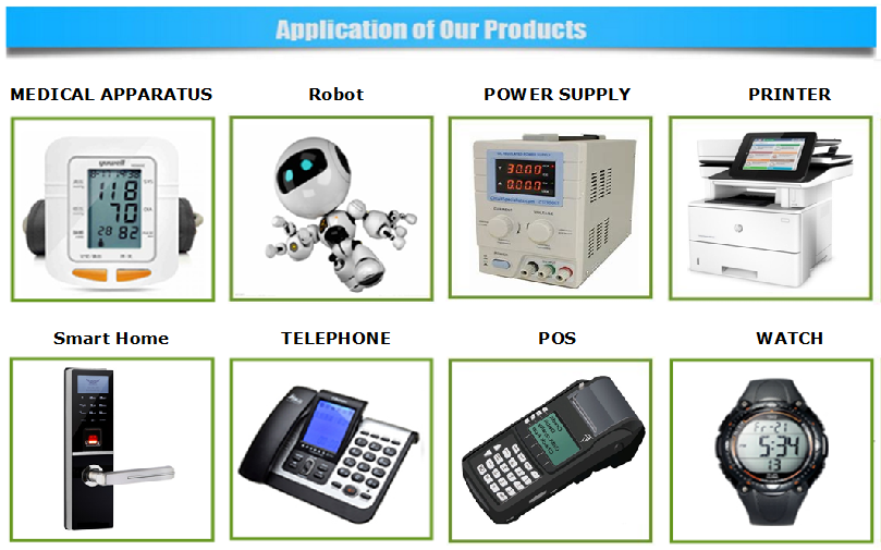 1.2 inch 1.5 inch 1.8 Inch 2.2 Inch 2.5 Inch COG LCD Display 12864 Dots Matrix