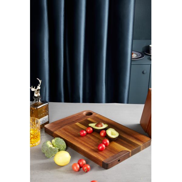 Original Small Kitchen Utensil 40cm 1.8kg Black Walnut Wood Cutting Board
