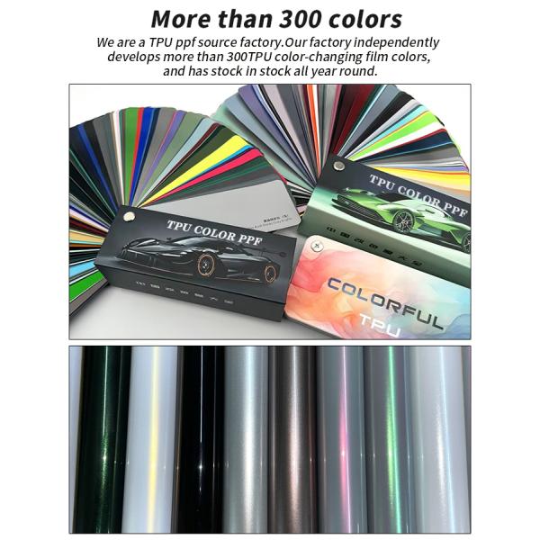Self-Healing TPU Color PPF Film Vehicle Vinyl Wrap Roll Anti-Scratch Function for Body