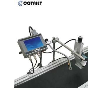 Industrial Thermal Inkjet Printer , Automatic Inkjet Batch Coding Machine With LOT Coding