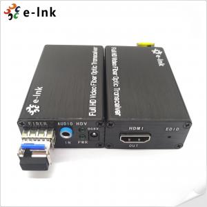 China 20km HDMI Fiber Optic Extender with External Stereo Audio on sale