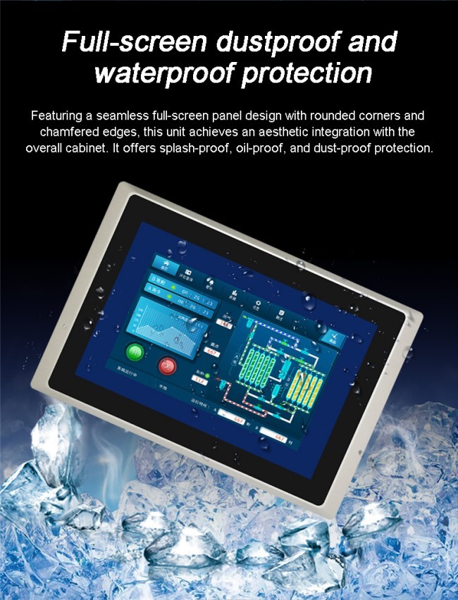 High Performance 27 Inch Embedded Industrial Touch Panel PCs 1080p Full Hd Lcd Monitor