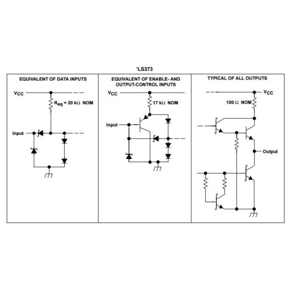 SN74LS374N LOW POWER SCHOTTKY Schottky Barrier Diode