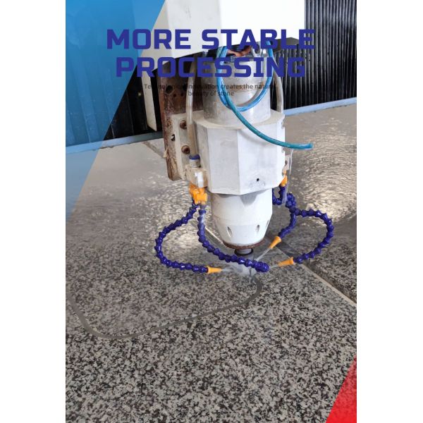 DSP Control System 5 Axis 3D CNC Stone Carving Machine for Granite Marble Engraving