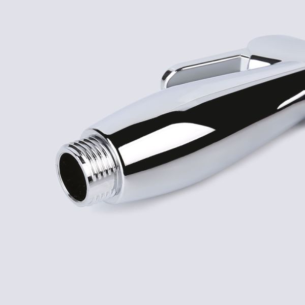 Portable Shattaf Bidet Sprayer Customized Chrome Plated Surface Finishing