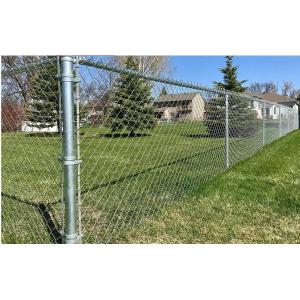 25x25mm Diamond Chain Link Fence Galvanized For Protection