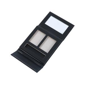 Black Empty Eyeshadow And Blush Palette C2S PAPER With Brush