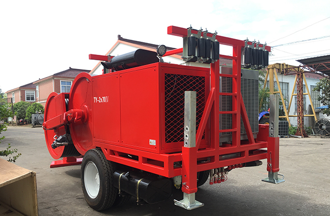 Transmission Line Stringing Equipment Cable Pulling Hydraulic Tensioner