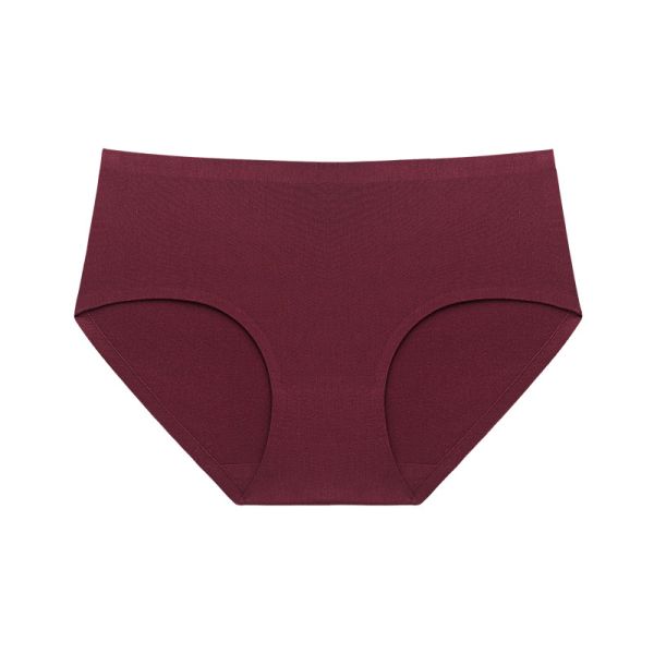 Plus Size Cotton On Period Panties Trilayers Mid Waist Plain Dyed